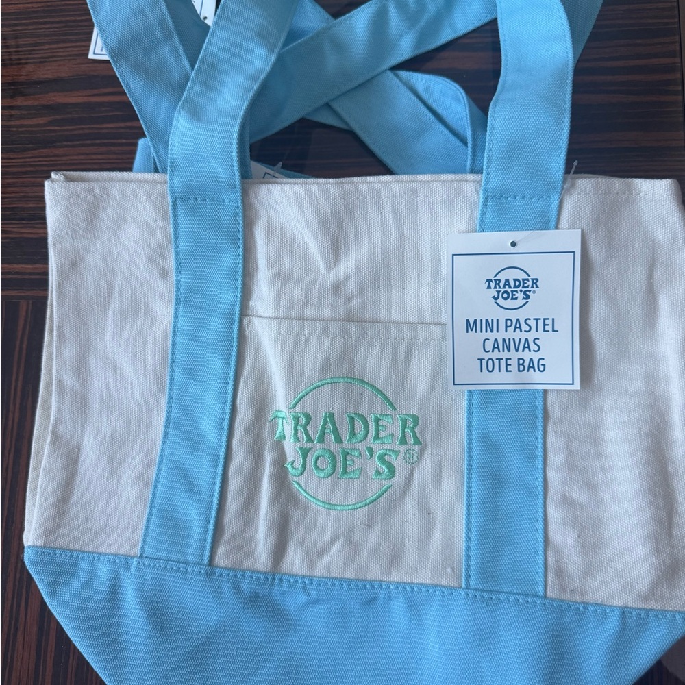 Trader Joe’s Mini Pastel Canvas Totes